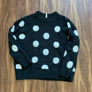 Cozy Polka Dot Sweater Kate Spade vibe